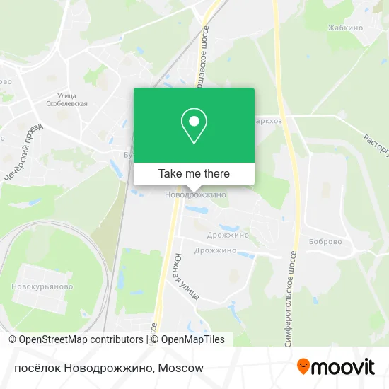 посёлок Новодрожжино map