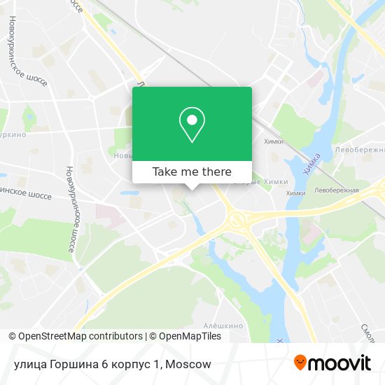 улица Горшина 6 корпус 1 map