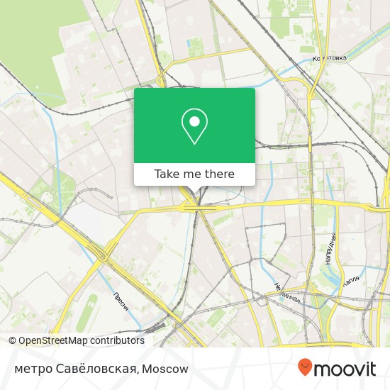 метро Савёловская map