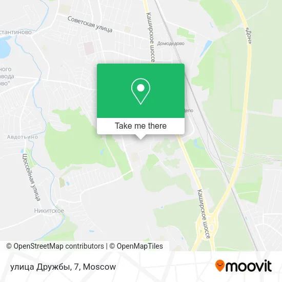 улица Дружбы, 7 map