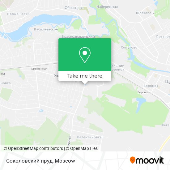 Соколовский пруд map