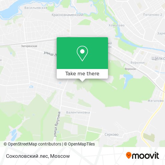 Соколовский лес map
