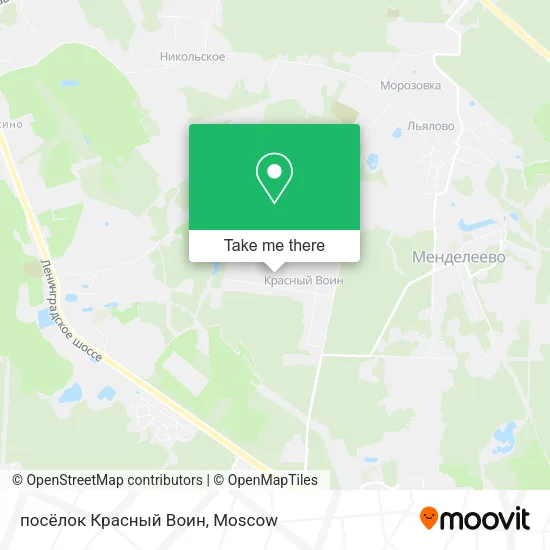 посёлок Красный Воин map