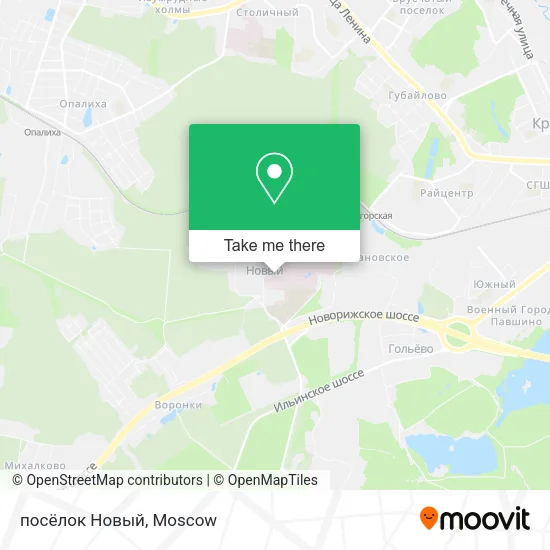 посёлок Новый map