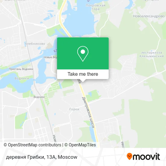 деревня Грибки, 13А map