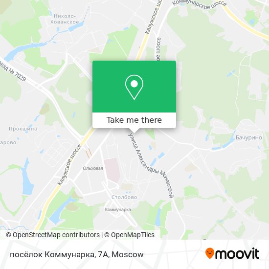 посёлок Коммунарка, 7А map