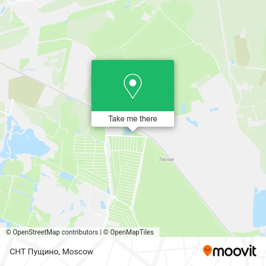 СНТ Пущино map