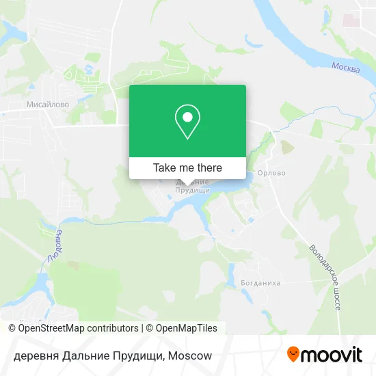 деревня Дальние Прудищи map