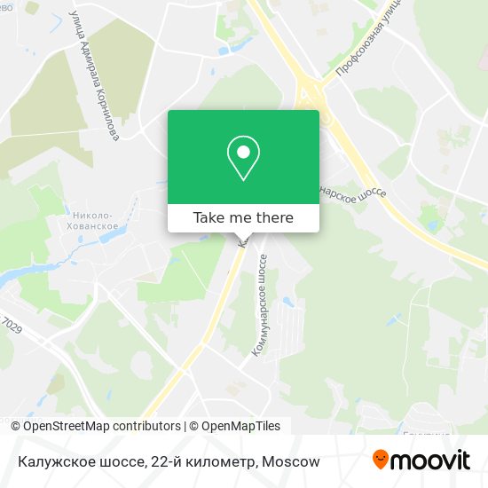 Калужское шоссе, 22-й километр map