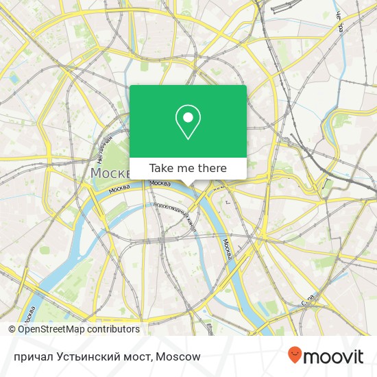 причал Устьинский мост map