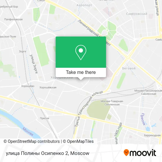 улица Полины Осипенко 2 map