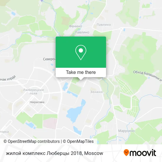 жилой комплекс Люберцы 2018 map