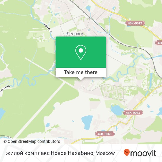 жилой комплекс Новое Нахабино map