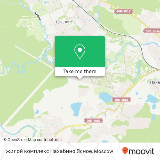 жилой комплекс Нахабино Ясное map