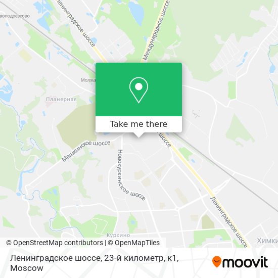 Ленинградское шоссе, 23-й километр, к1 map