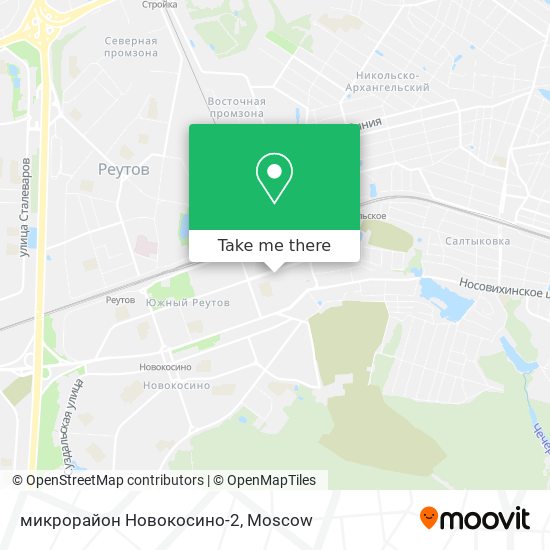 микрорайон Новокосино-2 map