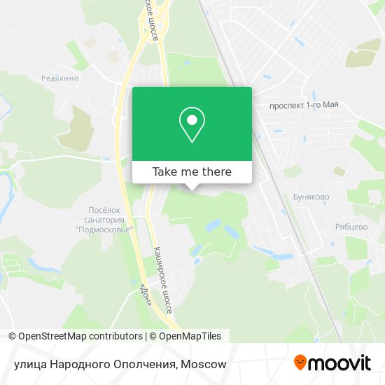 улица Народного Ополчения map