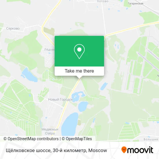 Щёлковское шоссе, 30-й километр map