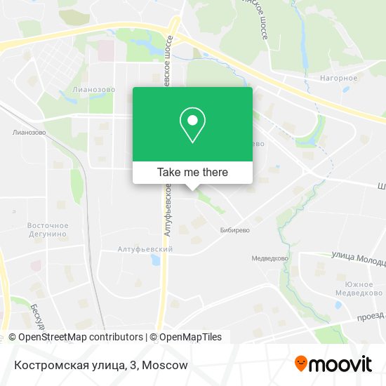 Костромская улица, 3 map
