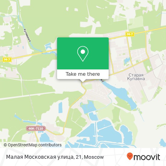 Малая Московская улица, 21 map