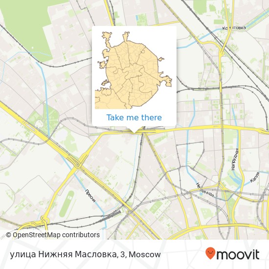 улица Нижняя Масловка, 3 map