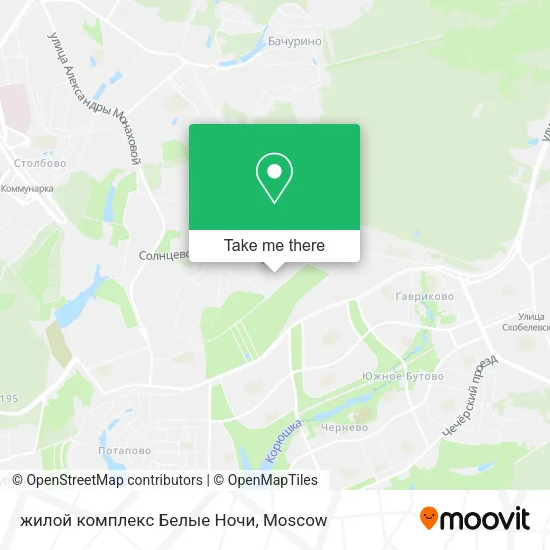 жилой комплекс Белые Ночи map