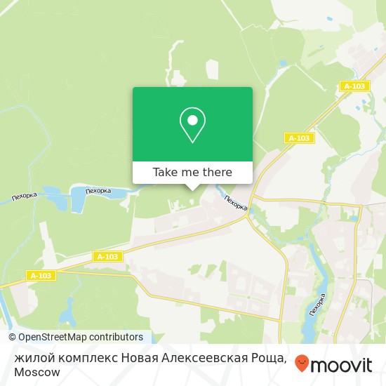 жилой комплекс Новая Алексеевская Роща map