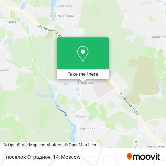 поселок Отрадное, 14 map
