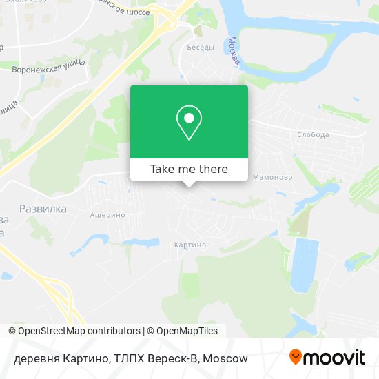 деревня Картино, ТЛПХ Вереск-В map