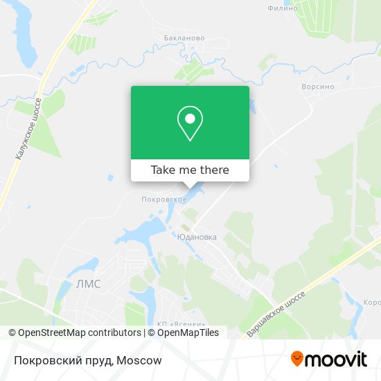Покровский пруд map
