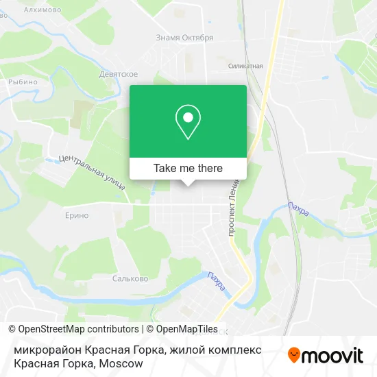 микрорайон Красная Горка, жилой комплекс Красная Горка map