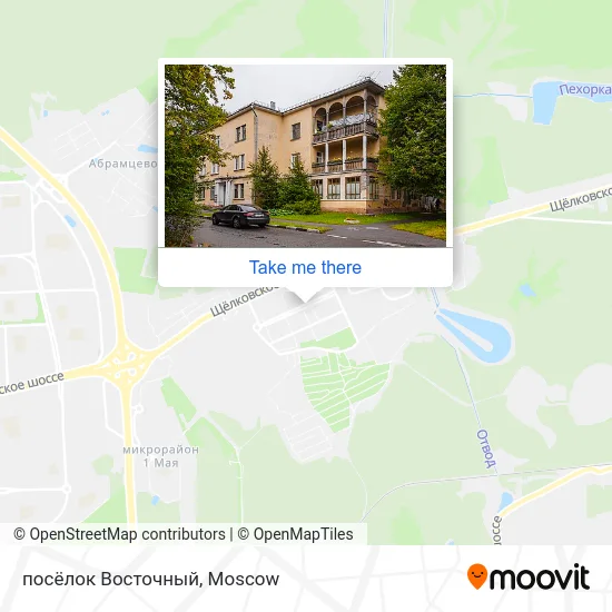посёлок Восточный map