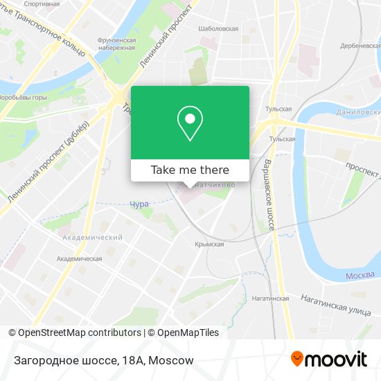 Загородное шоссе, 18А map