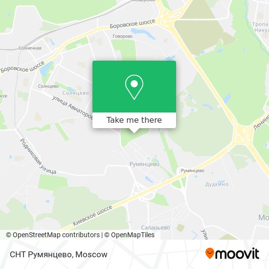 СНТ Румянцево map