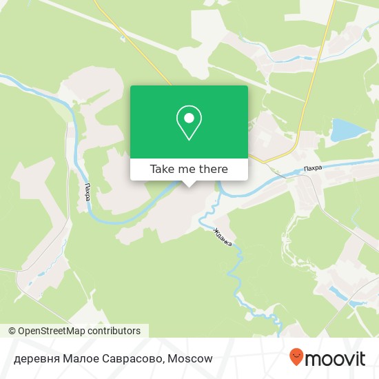 деревня Малое Саврасово map