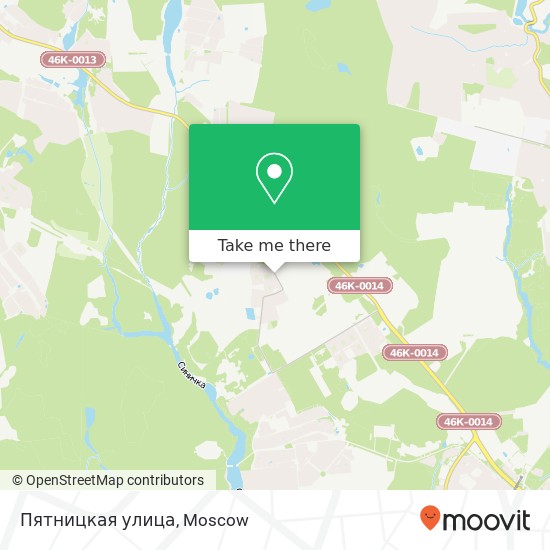 Пятницкая улица map