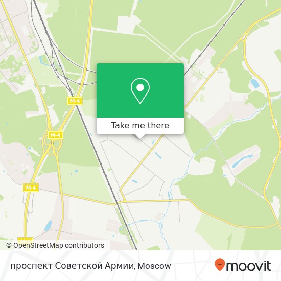 проспект Советской Армии map