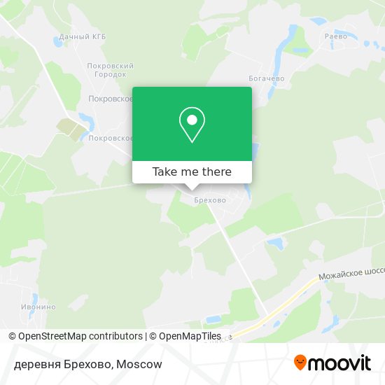 деревня Брехово map