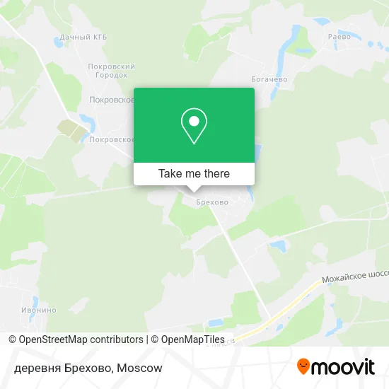 деревня Брехово map