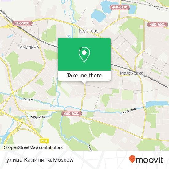 улица Калинина map