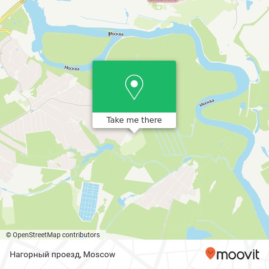 Нагорный проезд map