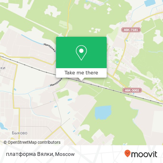 платформа Вялки map