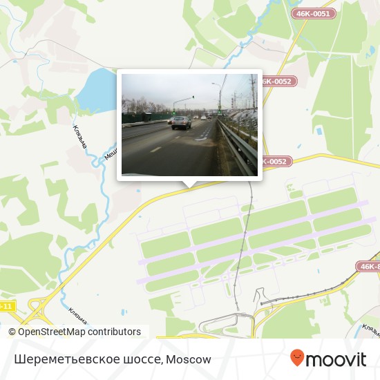 Шереметьевское шоссе map