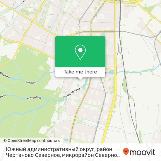 Южный административный округ, район Чертаново Северное, микрорайон Северное Чертаново, жилой компле map