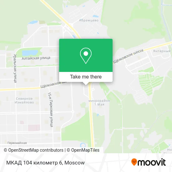 МКАД 104 километр 6 map