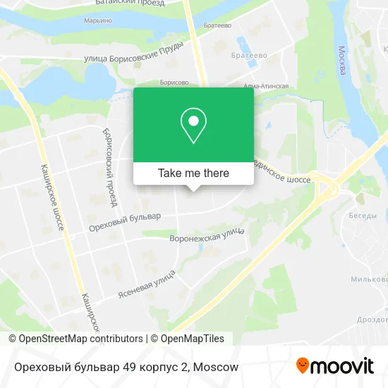 Ореховый бульвар 49 корпус 2 map