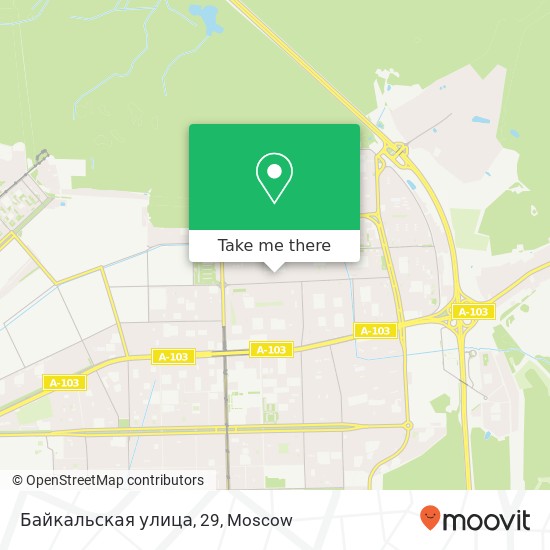 Байкальская улица, 29 map