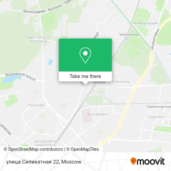 улица Силикатная 22 map