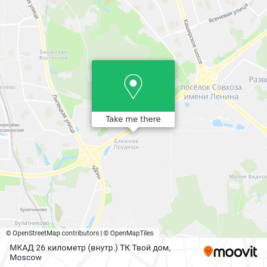 МКАД 26 километр (внутр.) ТК Твой дом map