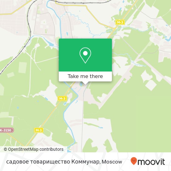 садовое товарищество Коммунар map